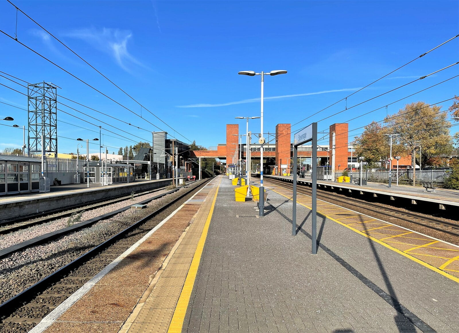 Stevenage Station Platform