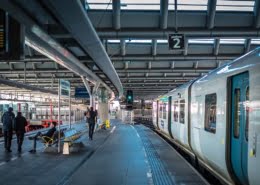 London Blackfriars Station Platform