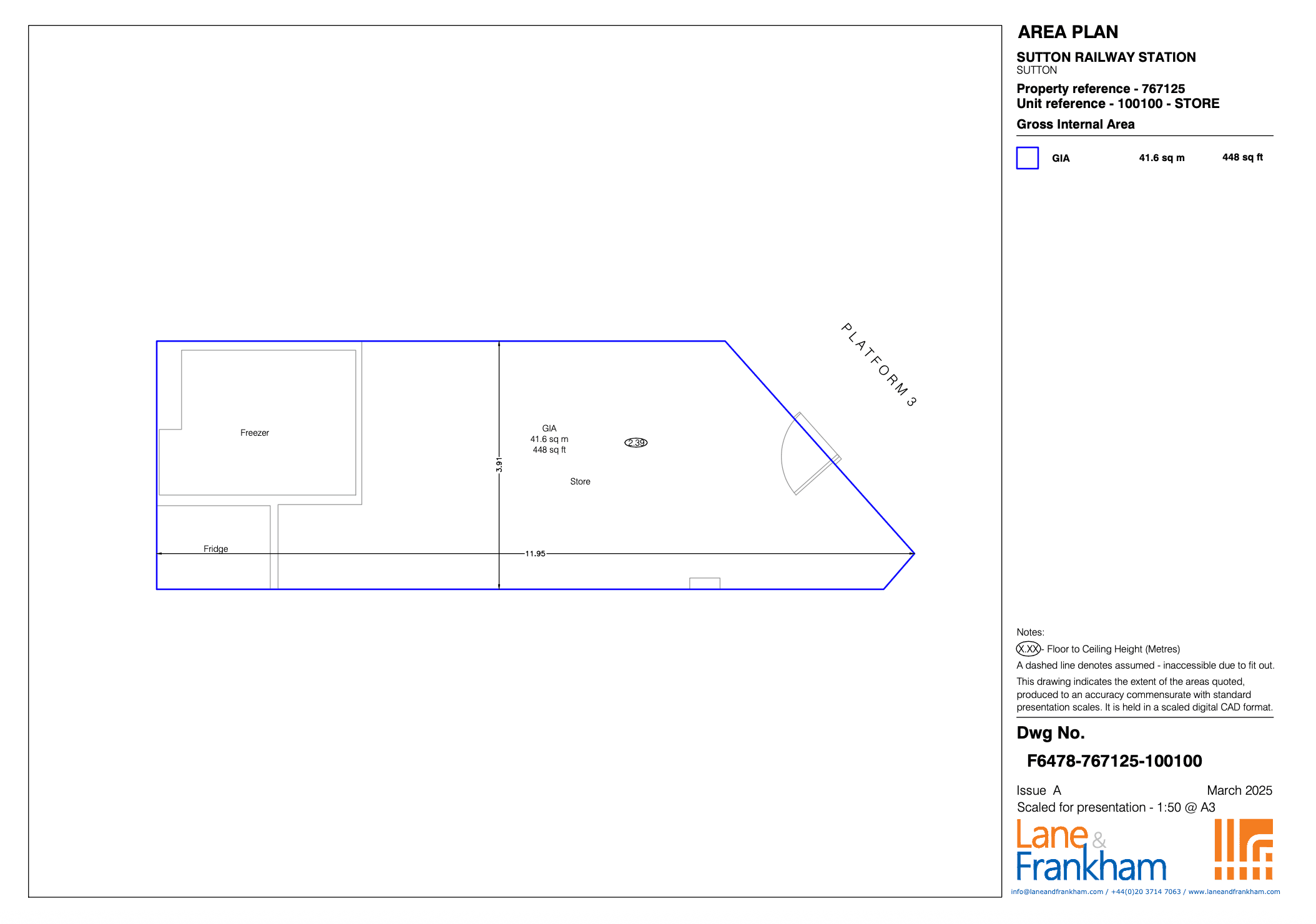 Sutton Vacant Retail Unit Ref 767125/100100 Floorplan (2)